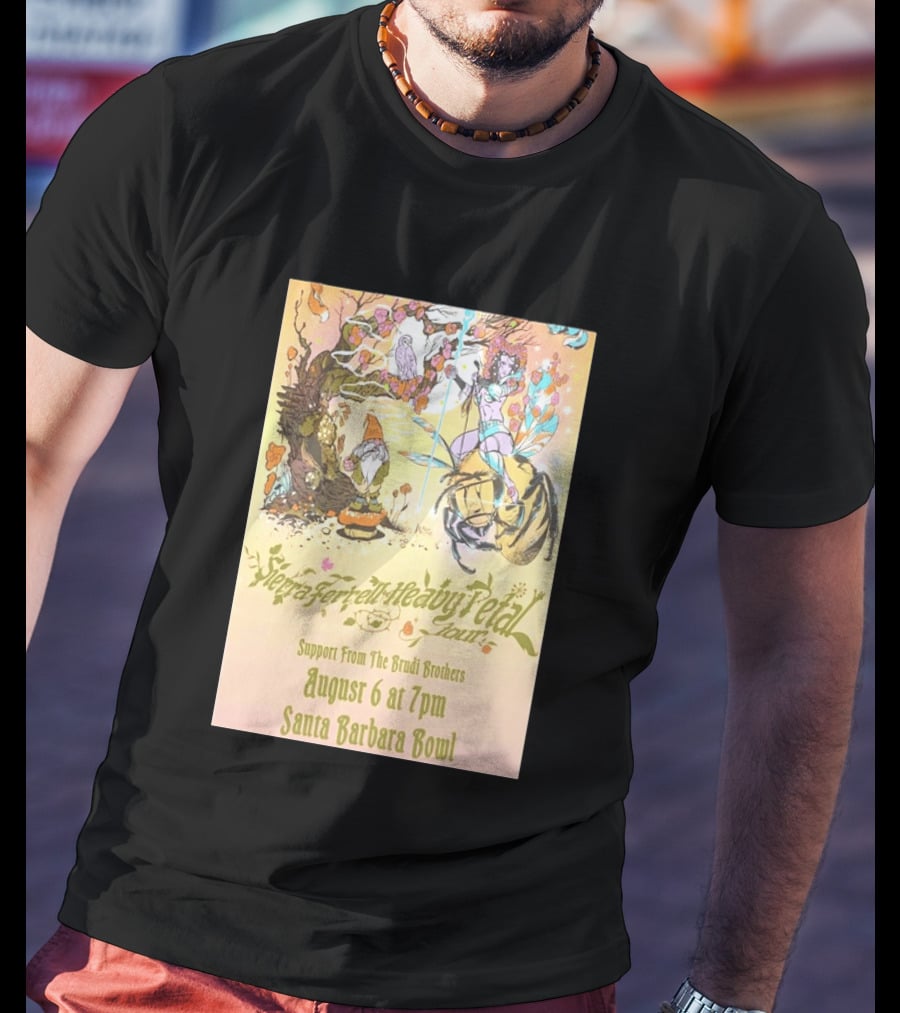 Sierra Ferrell Heavy Petal Tour Brudi Brothers Support August 6 Santa Barbara Bowl T-Shirt