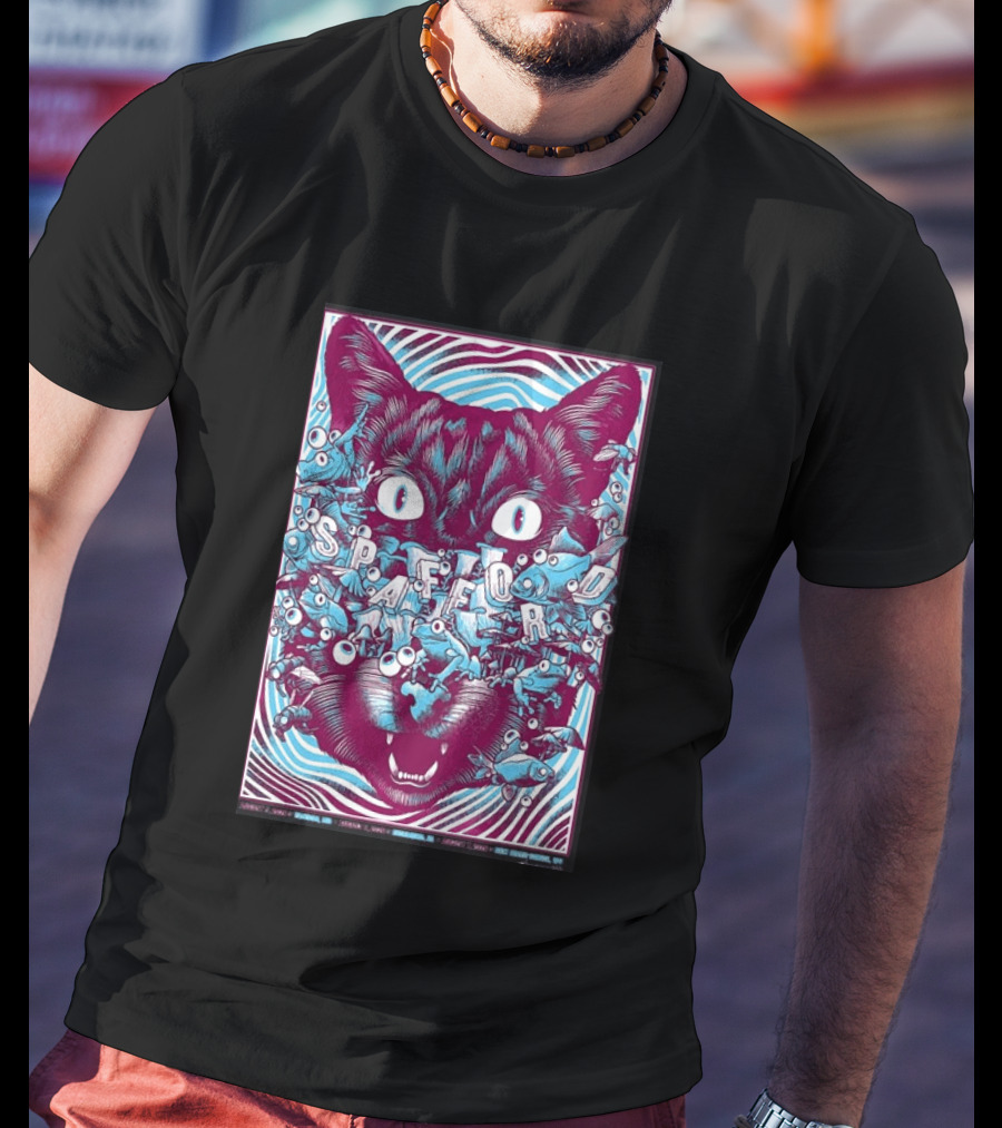 Spafford Richmond Virginia Tour Aug 6 2026 Cat Eyes And Fish T-Shirt