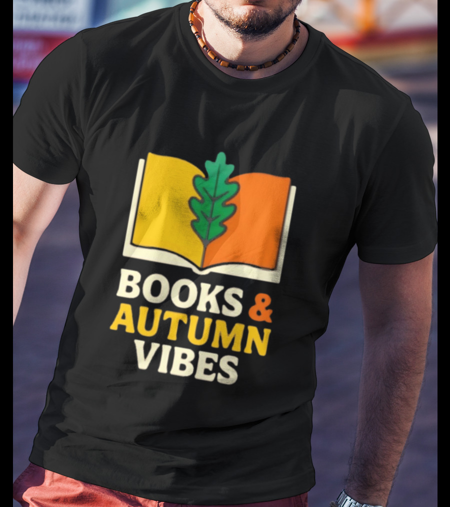 Books And Autumn Vibes Cozy Reading Season T-Shirt