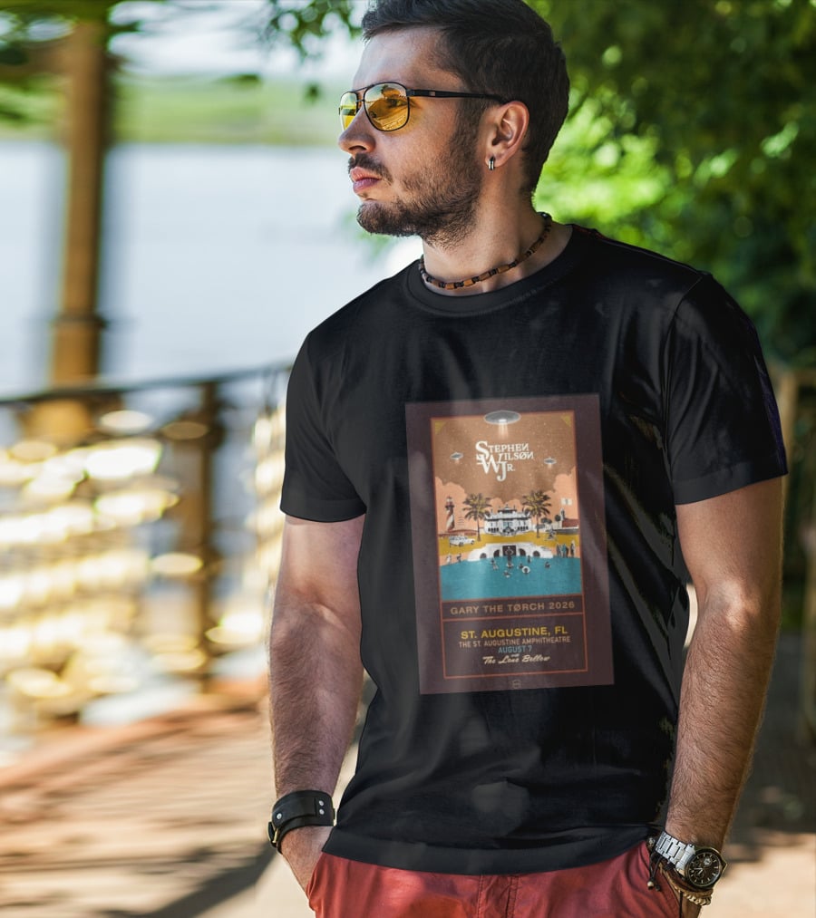 Stephen Wilson Jr St. Augustine Amphitheatre August 7 2026 Gary The Torch The Lone Bellow T-Shirt