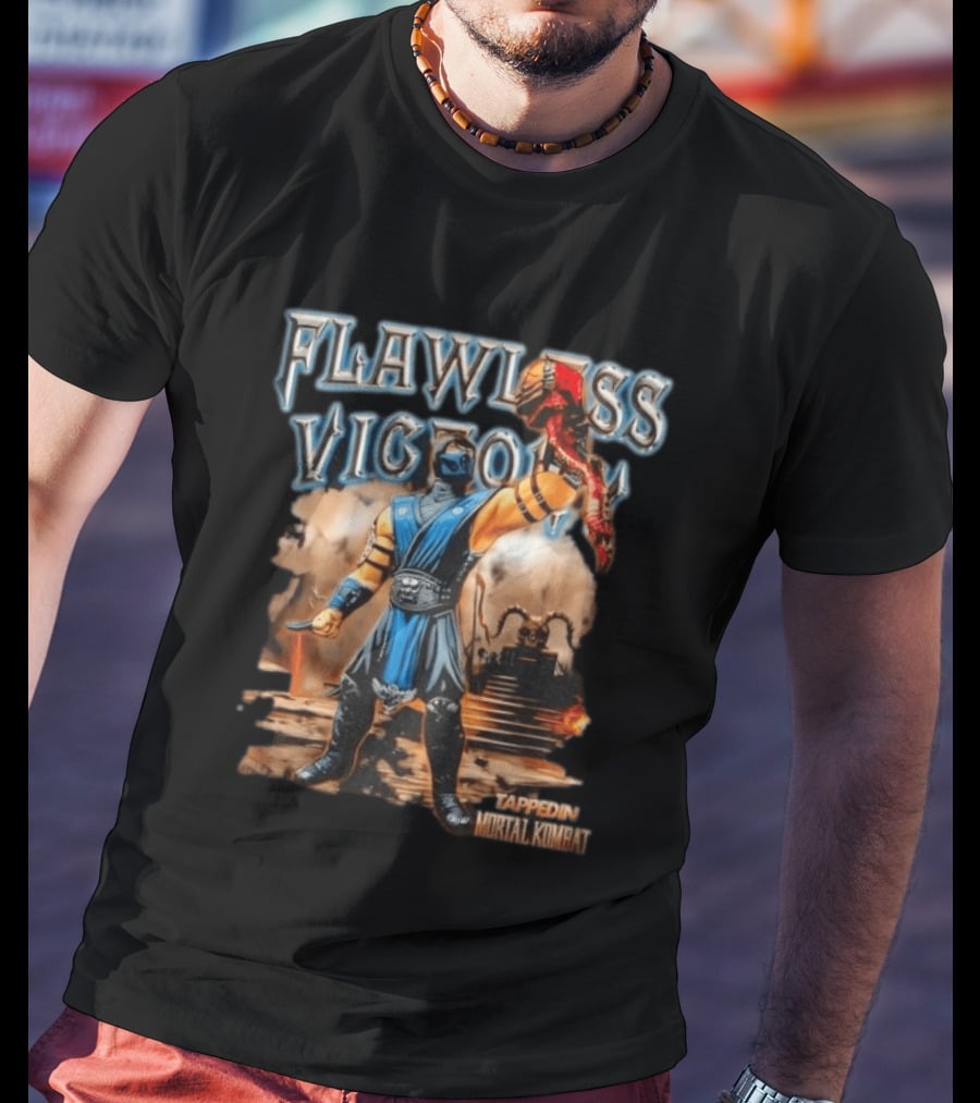 Flawless Victory Subzero Tappedin Mortal Kombat T-Shirt