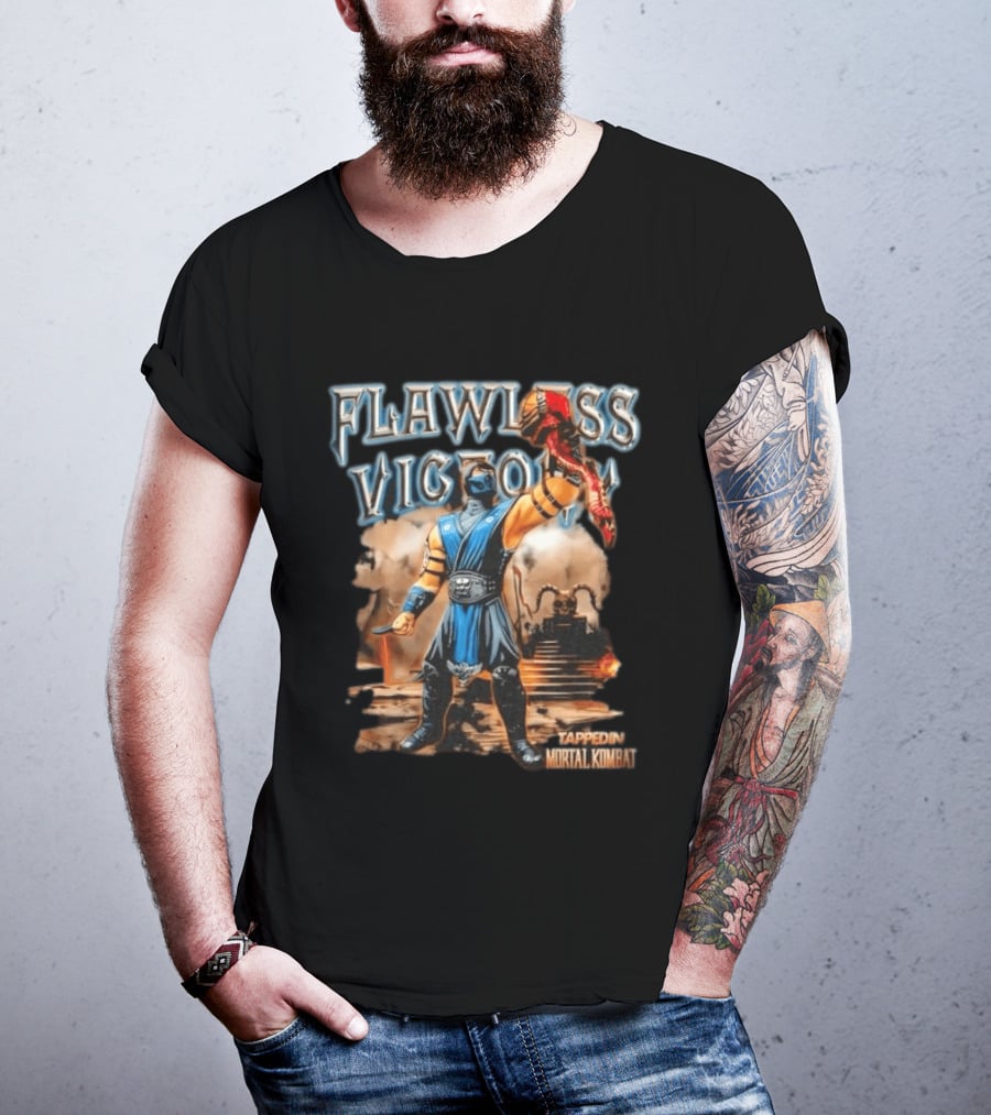 Flawless Victory Subzero Tappedin Mortal Kombat T-Shirt