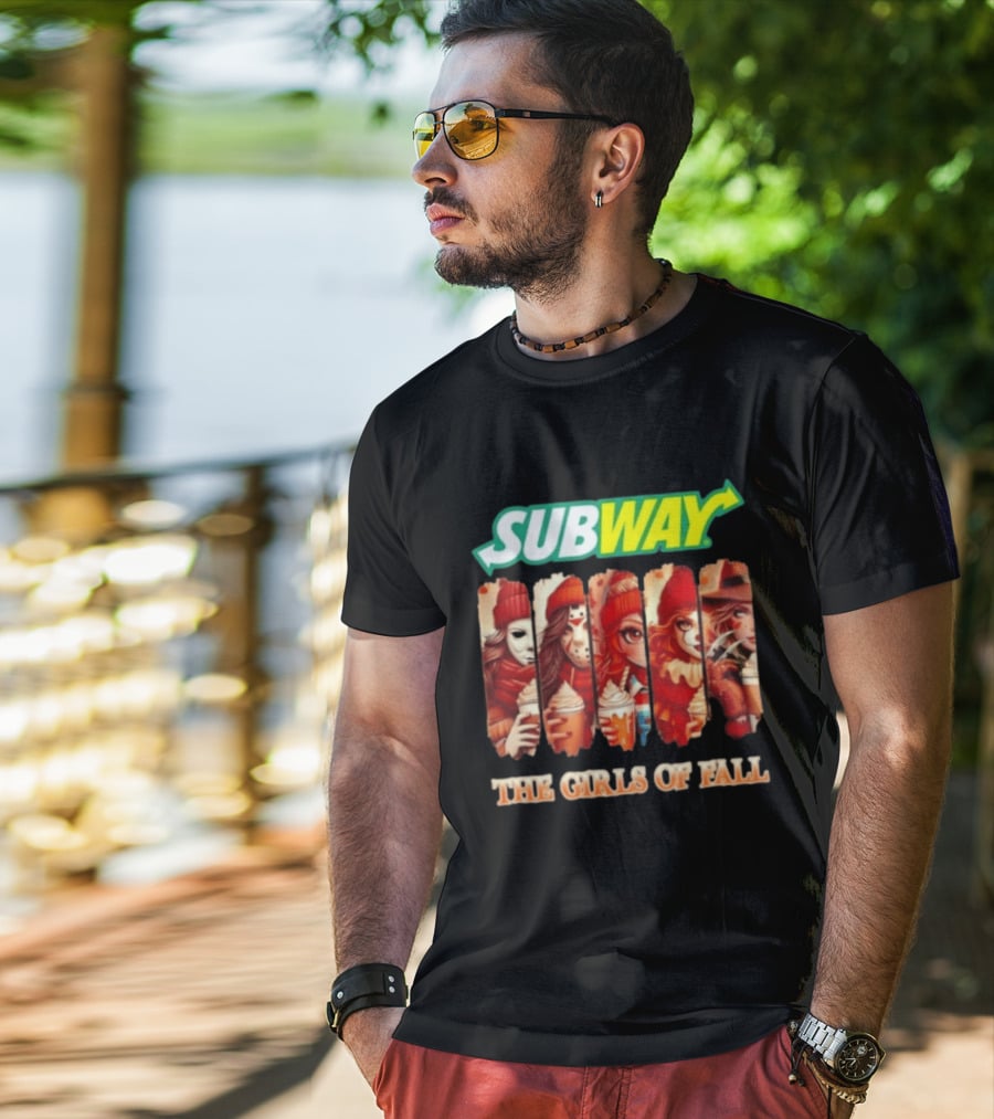 Trendy Subway The Girls Of Fall Cosplay Halloween T-Shirt
