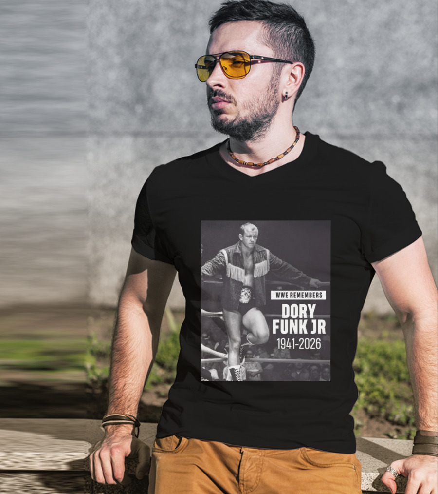 WWE Remembers Dory Funk Jr 1941 2026 T-Shirt