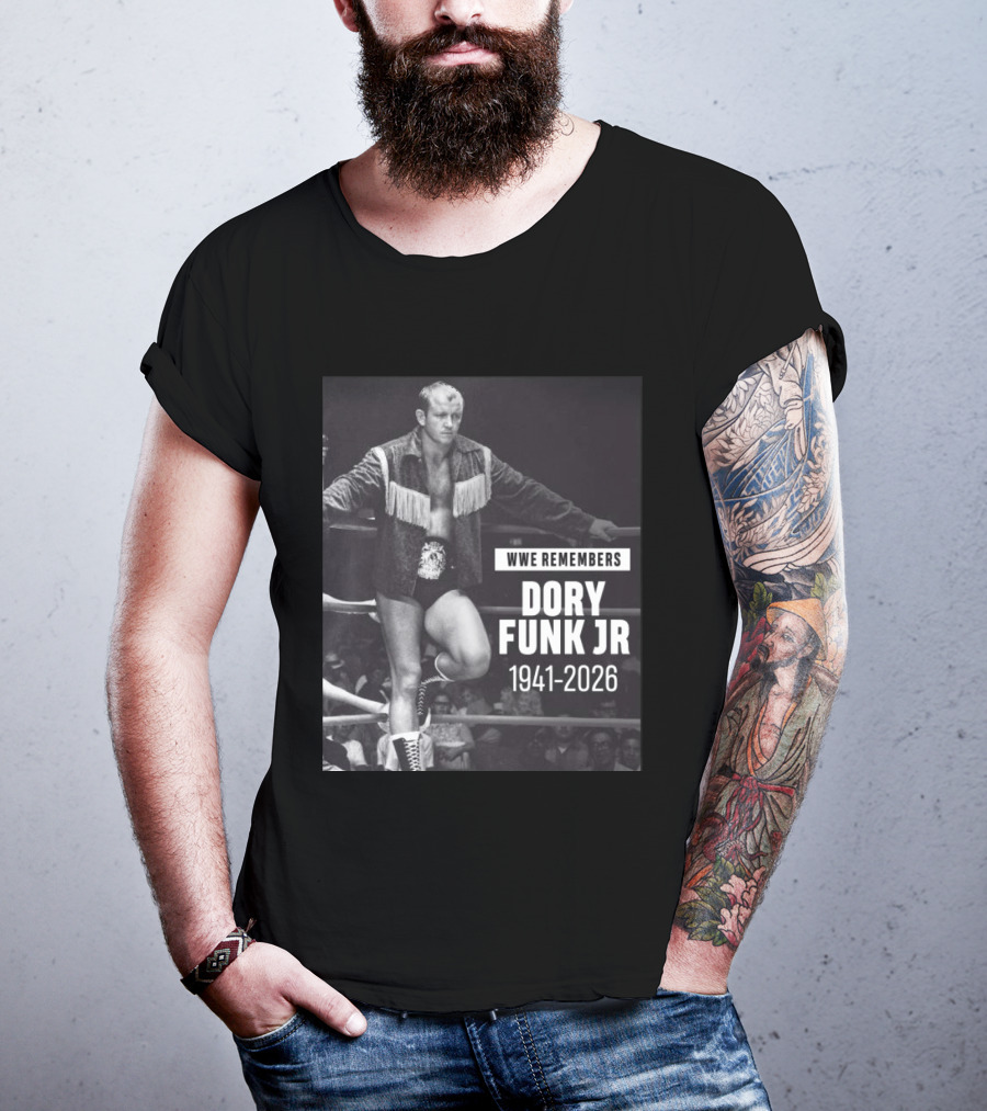 WWE Remembers Dory Funk Jr 1941 2026 T-Shirt
