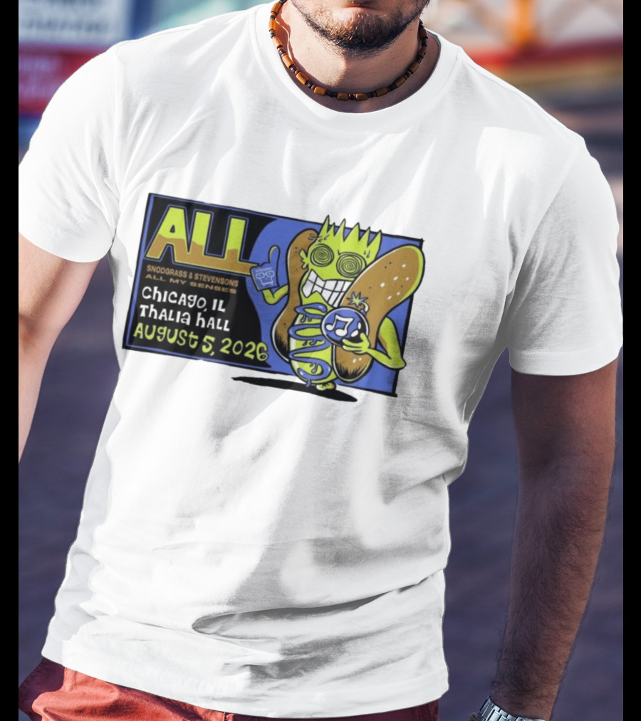 ALL Snodgrass Stevensons Chicago Thalia Hall August 5 2026 T-Shirt