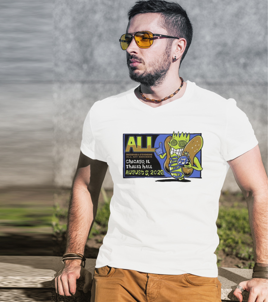 ALL Snodgrass Stevensons Chicago Thalia Hall August 5 2026 T-Shirt