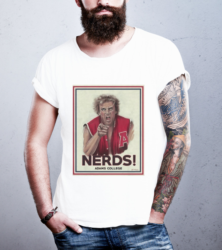 Adams College Nerds Remembering Donald Gibb 1954 2026 T-Shirt