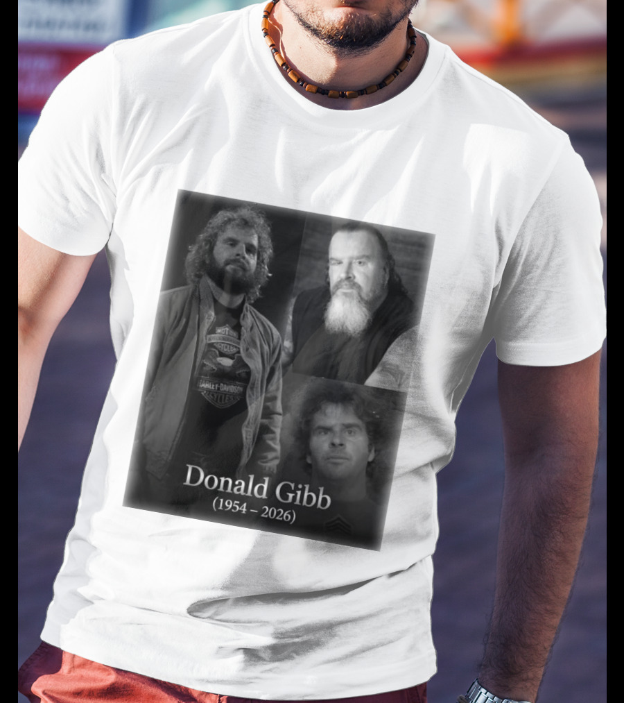 Donald Gibb 1954 2026 Harley Davidson T-Shirt