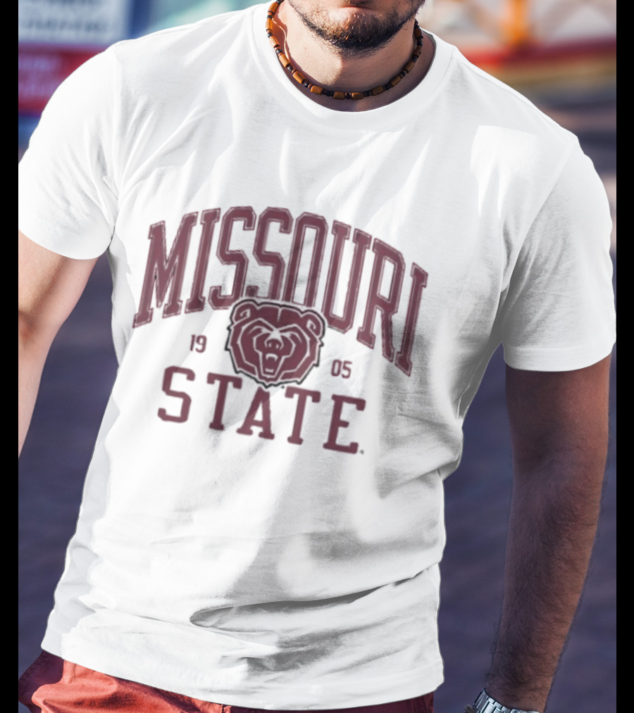 Missouri State Bears 1905 Collegiate Spirit Bear Head T-Shirt