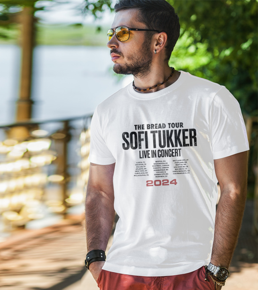 Sofi Tukker The Bread Tour 2024 Live In Concert Dates Cities Venues T-Shirt