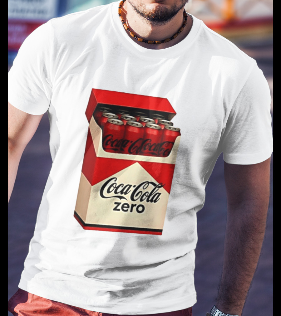 Coca Cola Zero Take The Edge Off Red Box Cans T-Shirt