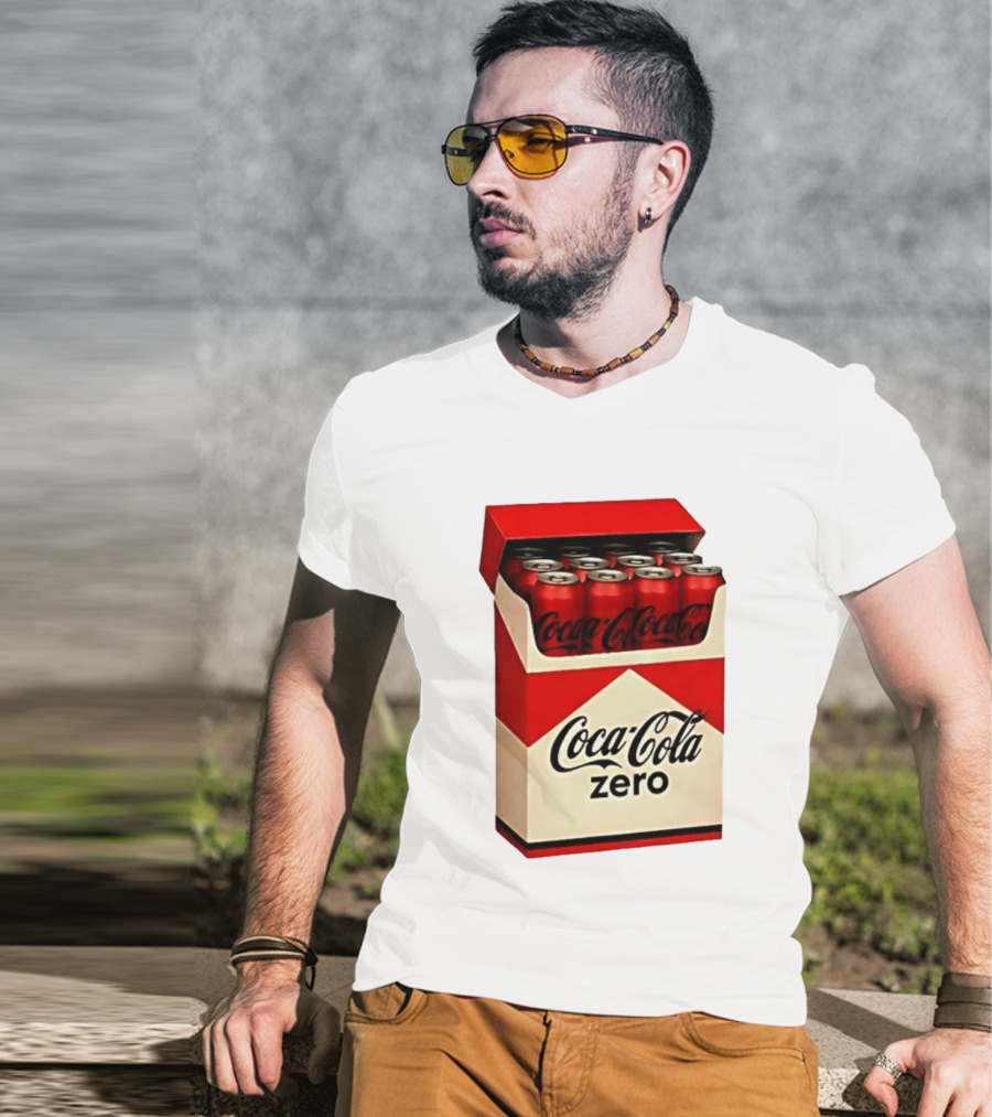 Coca Cola Zero Take The Edge Off Red Box Cans T-Shirt
