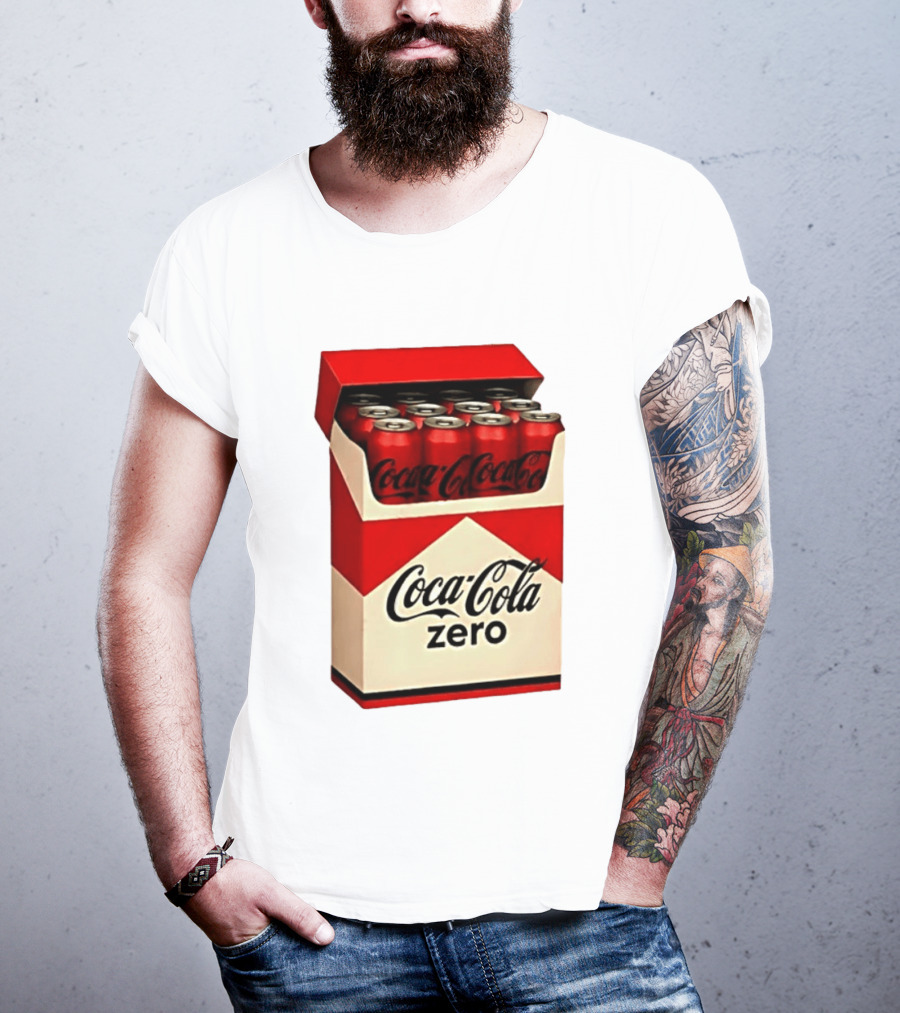 Coca Cola Zero Take The Edge Off Red Box Cans T-Shirt