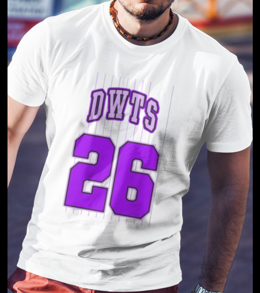 Dancing With The Stars DWTS Glitter Games 26 Jersey T-Shirt