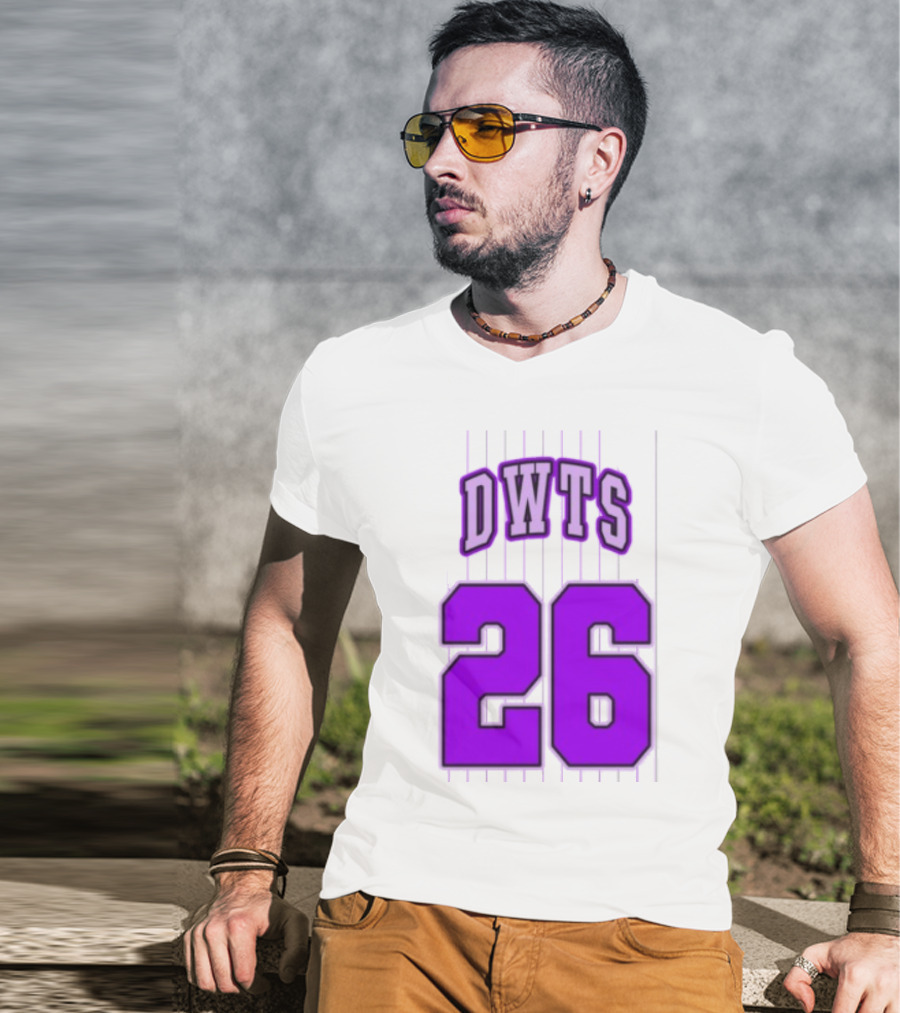 Dancing With The Stars DWTS Glitter Games 26 Jersey T-Shirt
