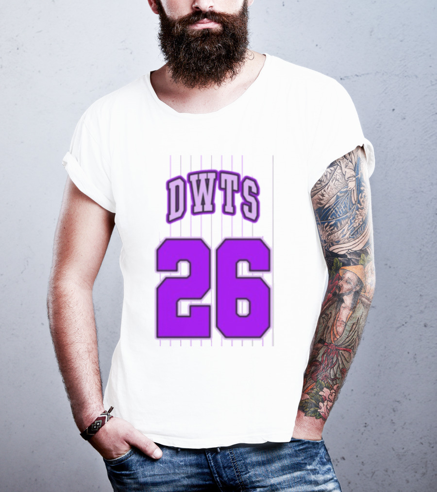 Dancing With The Stars DWTS Glitter Games 26 Jersey T-Shirt