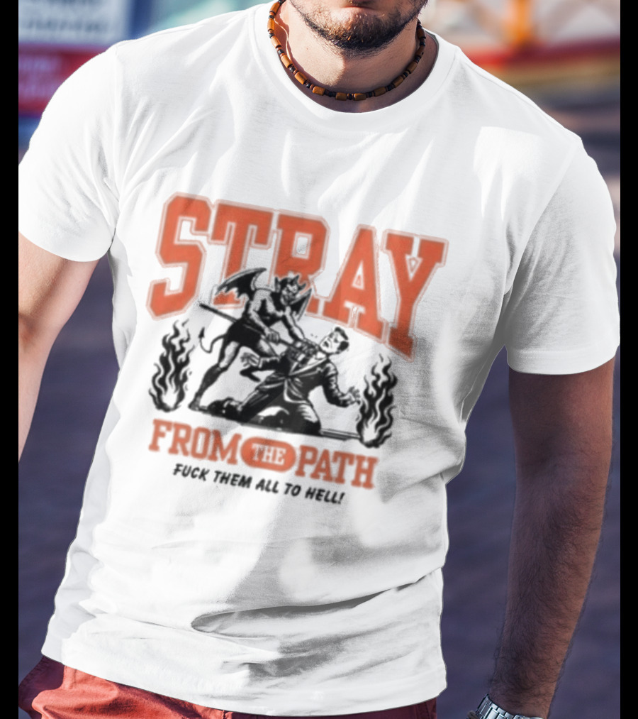 Stray From The Path Demon Figure Fuck Them All To Hell T-Shirt