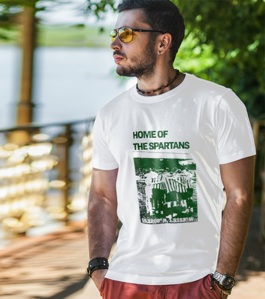 Home Of The Spartans 55.1208° N 15113° W T-Shirt