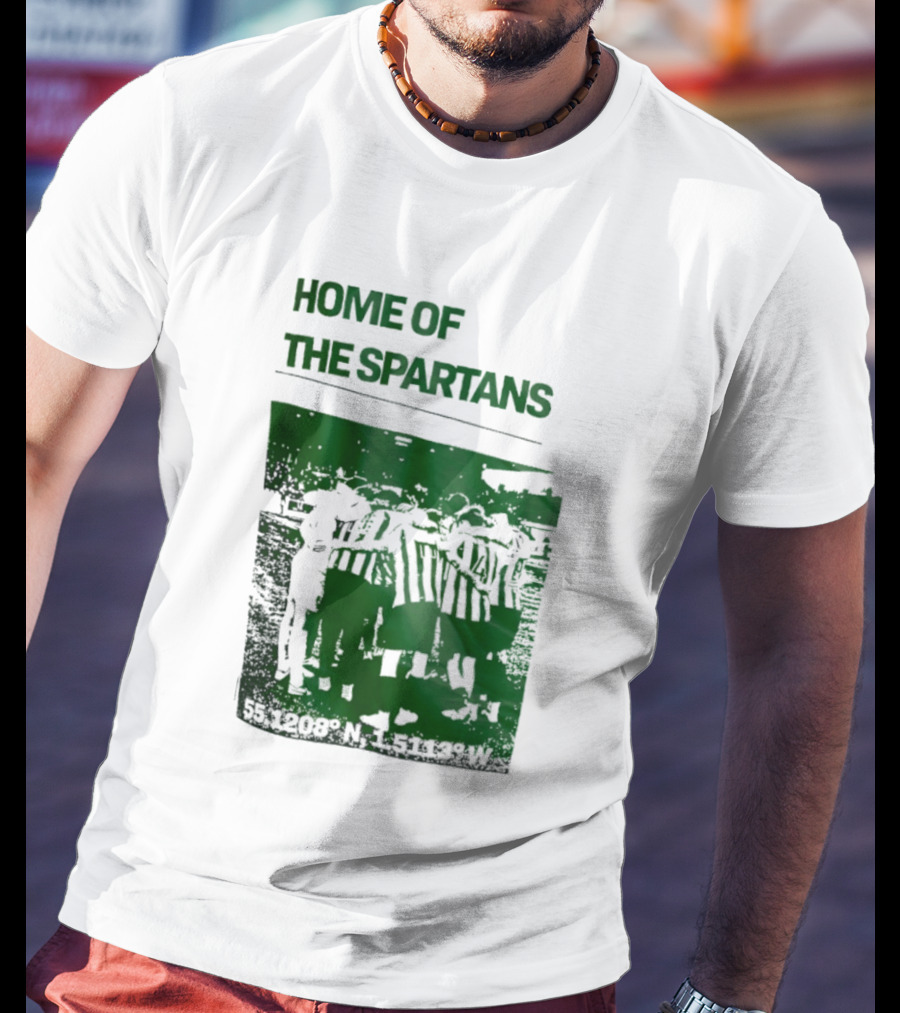 Home Of The Spartans 55.1208° N 15113° W T-Shirt