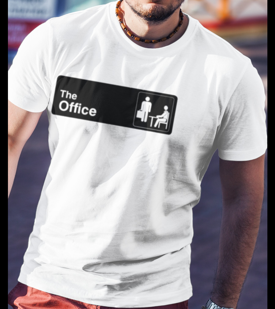 The Office TV Show Iconic Logo With Sitting And Standing Figures T-Shirt