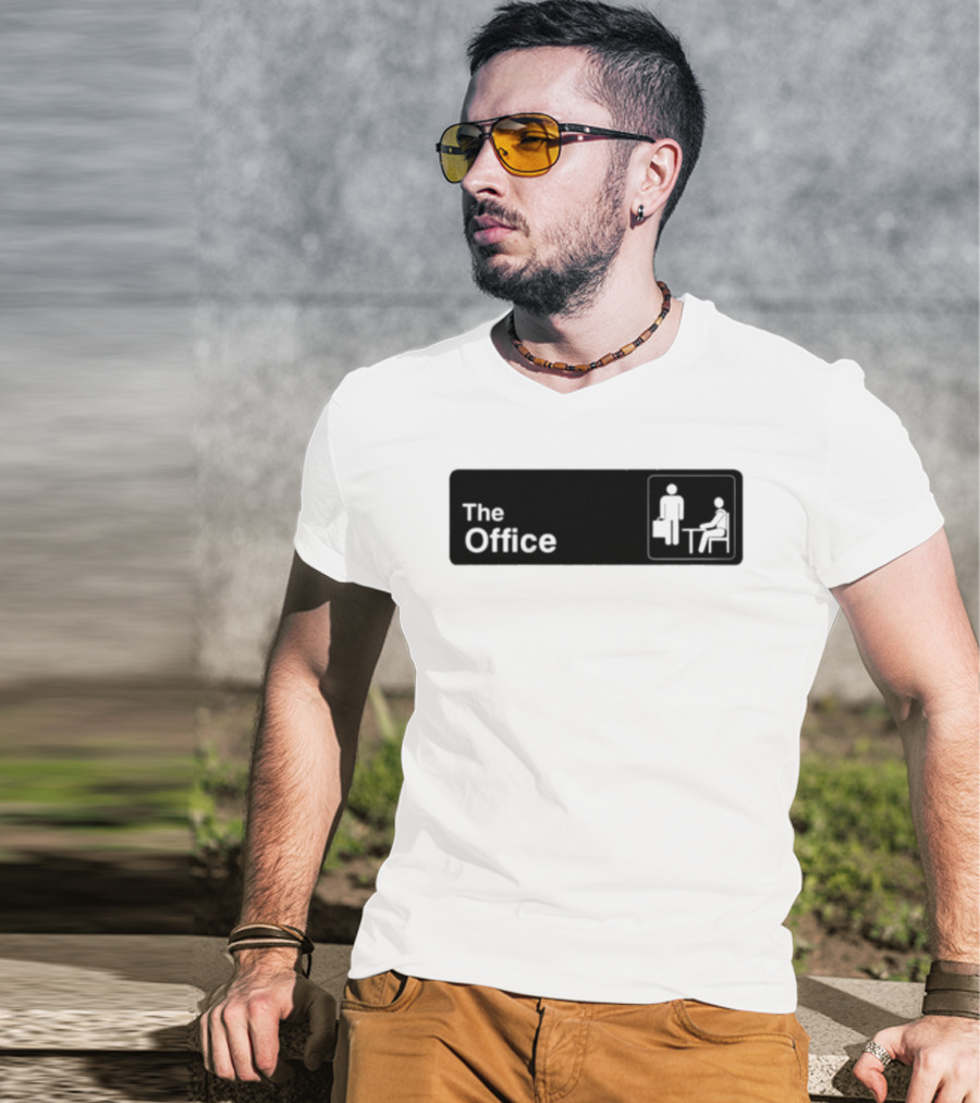 The Office TV Show Iconic Logo With Sitting And Standing Figures T-Shirt