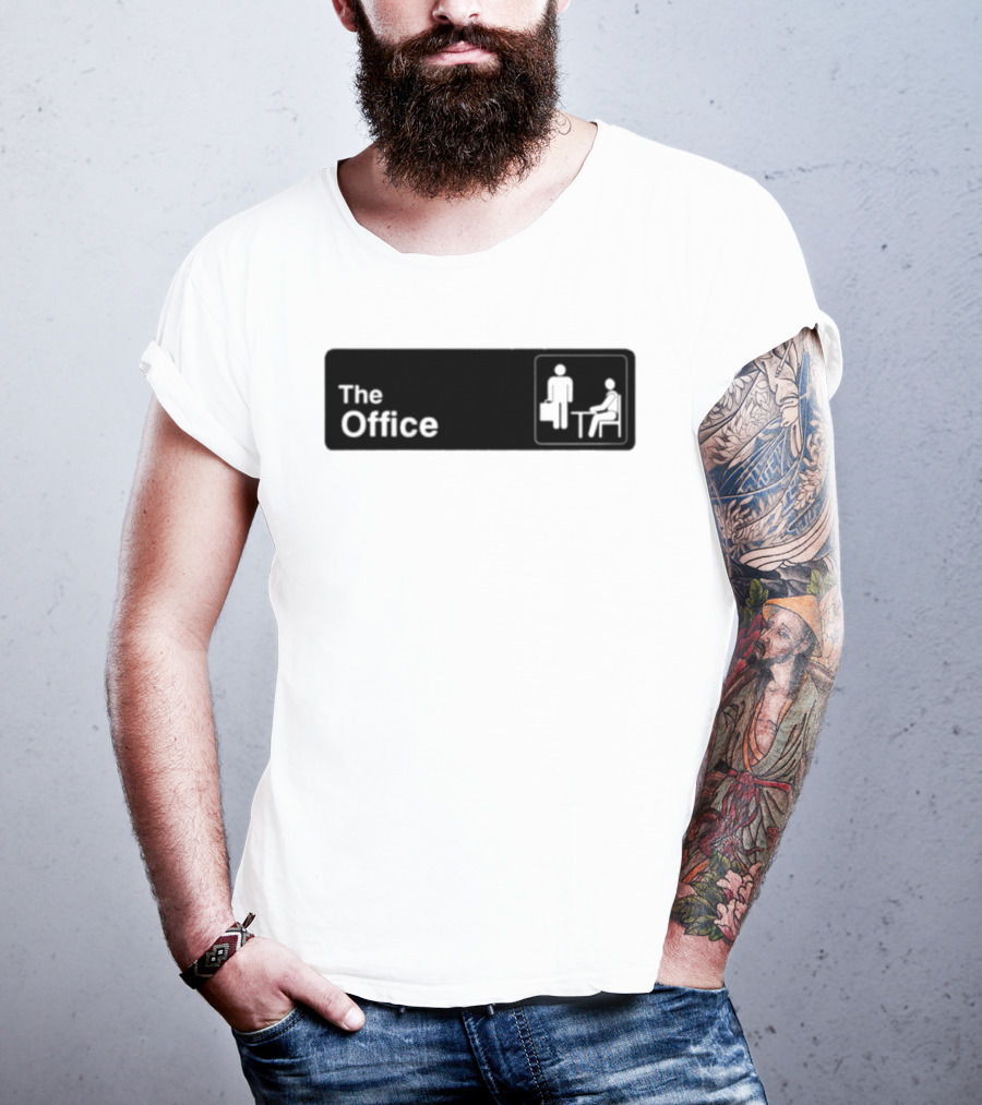 The Office TV Show Iconic Logo With Sitting And Standing Figures T-Shirt