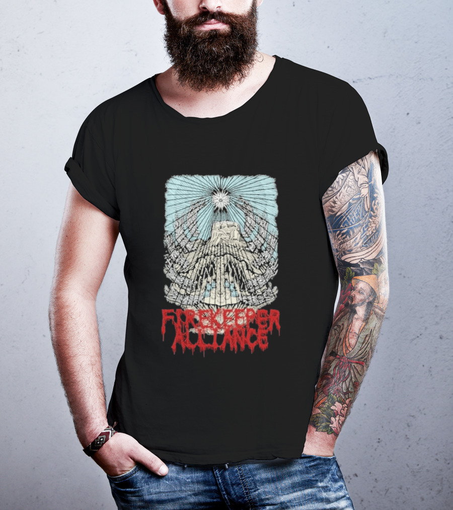 Fire Keeper Alliance Chief Mountain Thomas Hooper T-Shirt