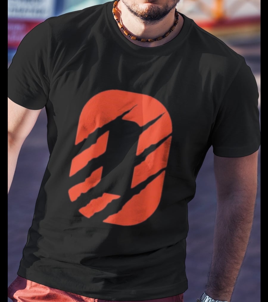 Cincinnati Bengals Clawed Stripes T-Shirt