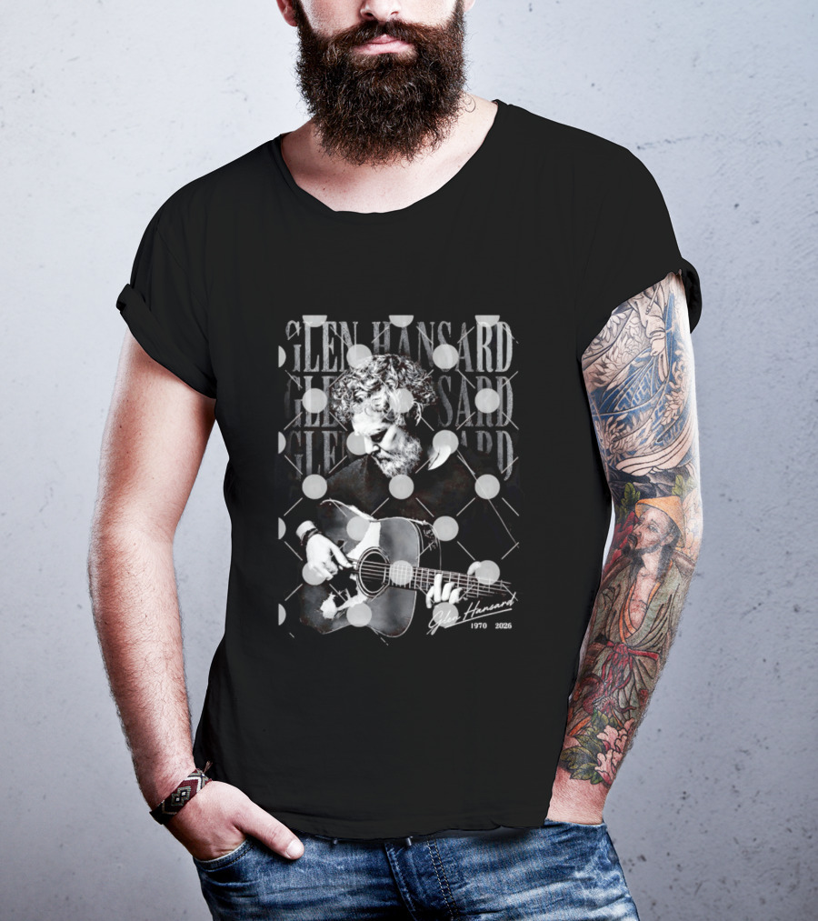 Glen Hansard 1970 2026 Singer Songwriter Musician Playing Guitar T-Shirt