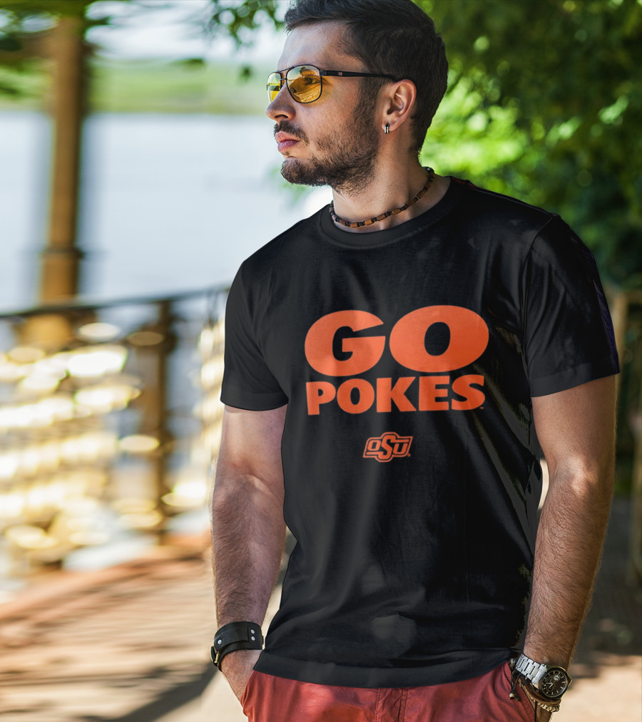 Go Pokes OSU Oklahoma State University Cowboys T-Shirt