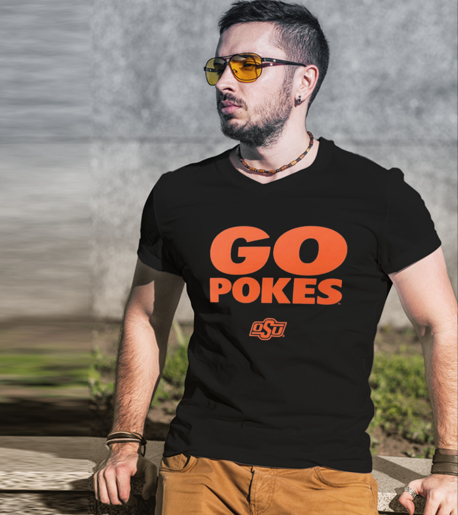 Go Pokes OSU Oklahoma State University Cowboys T-Shirt