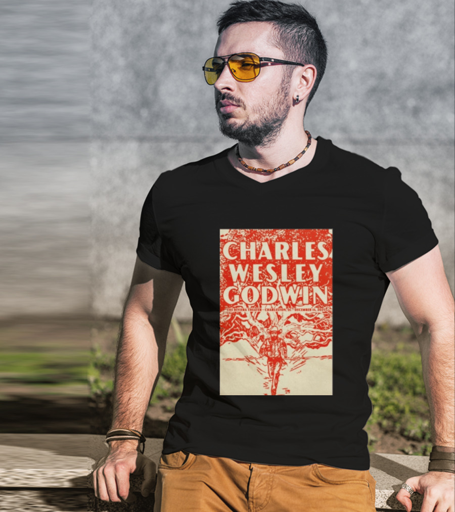 Charles Wesley Godwin Live At The Riviera Theater Charleston SC December 14 2025 T-Shirt