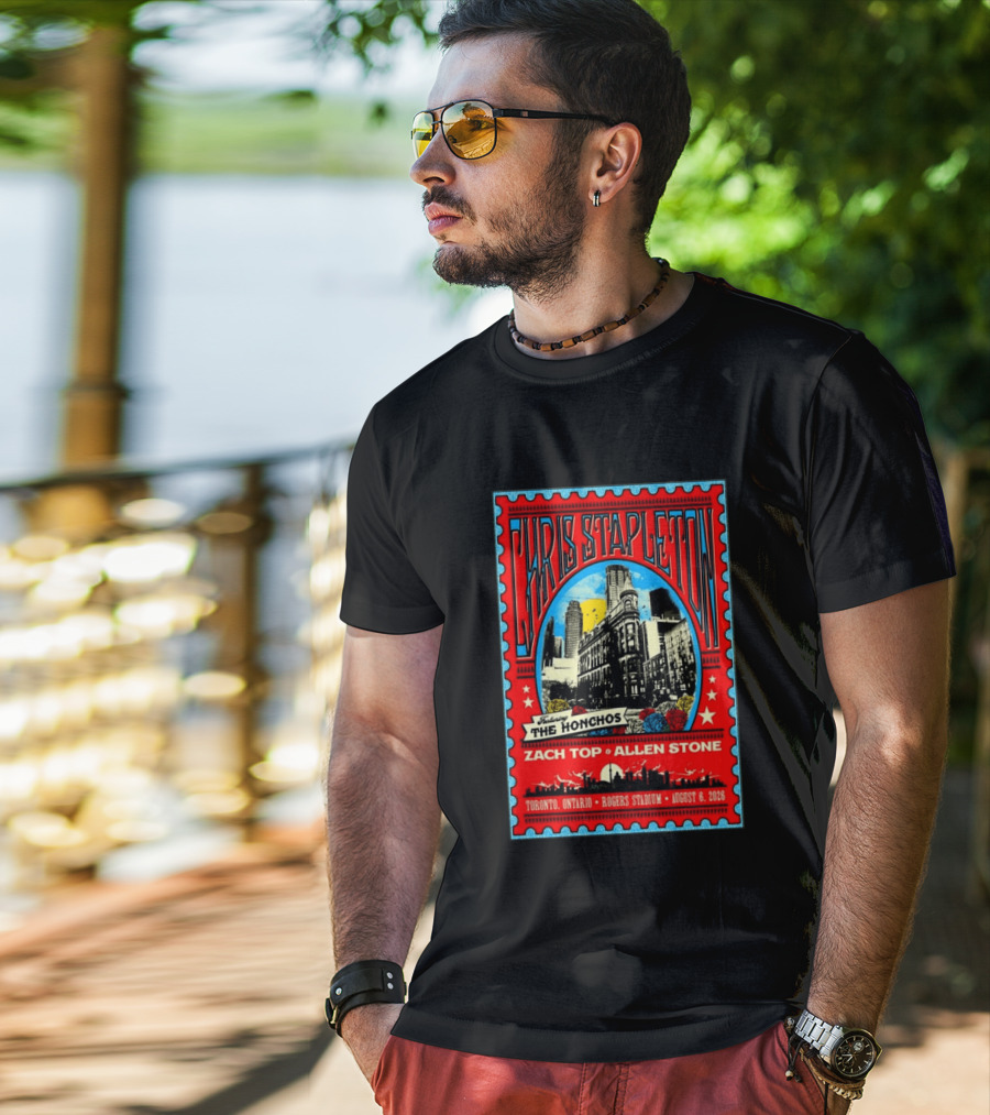 Chris Stapleton Featuring The Honchos Zach Top Allen Stone Rogers Stadium Toronto August 6 2026 T-Shirt