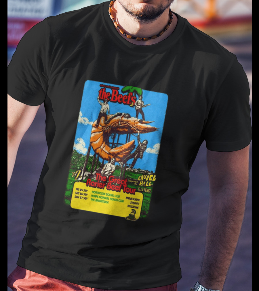 The Beefs 2026 The Great Rarier Beef Tour Melbourne Sydney Brisbane T-Shirt
