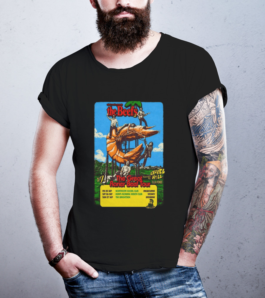 The Beefs 2026 The Great Rarier Beef Tour Melbourne Sydney Brisbane T-Shirt