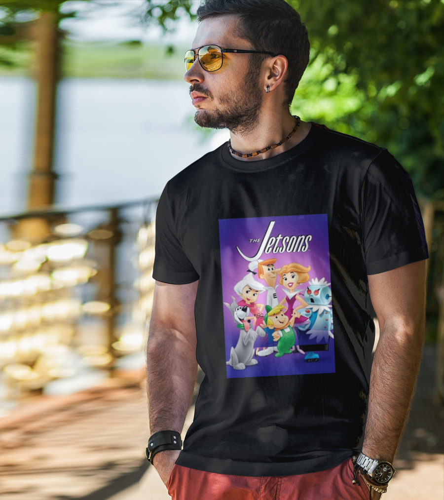 The Jetsons Family 2062 Animation Characters T-Shirt