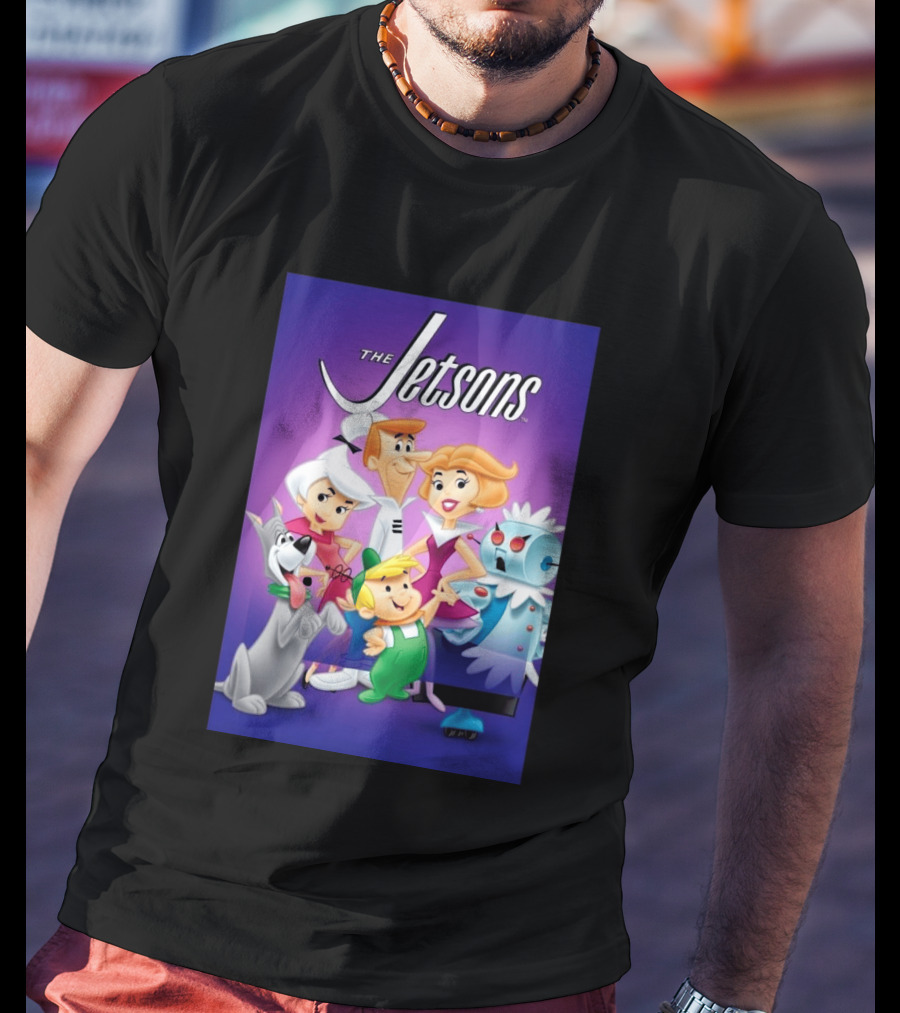 The Jetsons Family 2062 Animation Characters T-Shirt