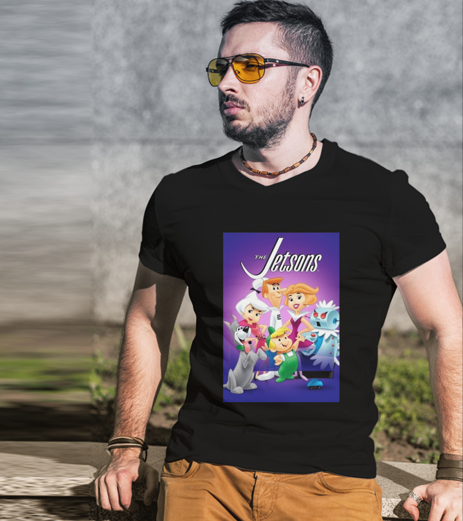 The Jetsons Family 2062 Animation Characters T-Shirt