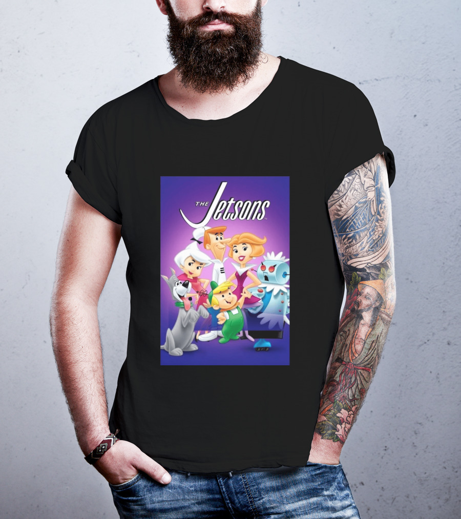 The Jetsons Family 2062 Animation Characters T-Shirt