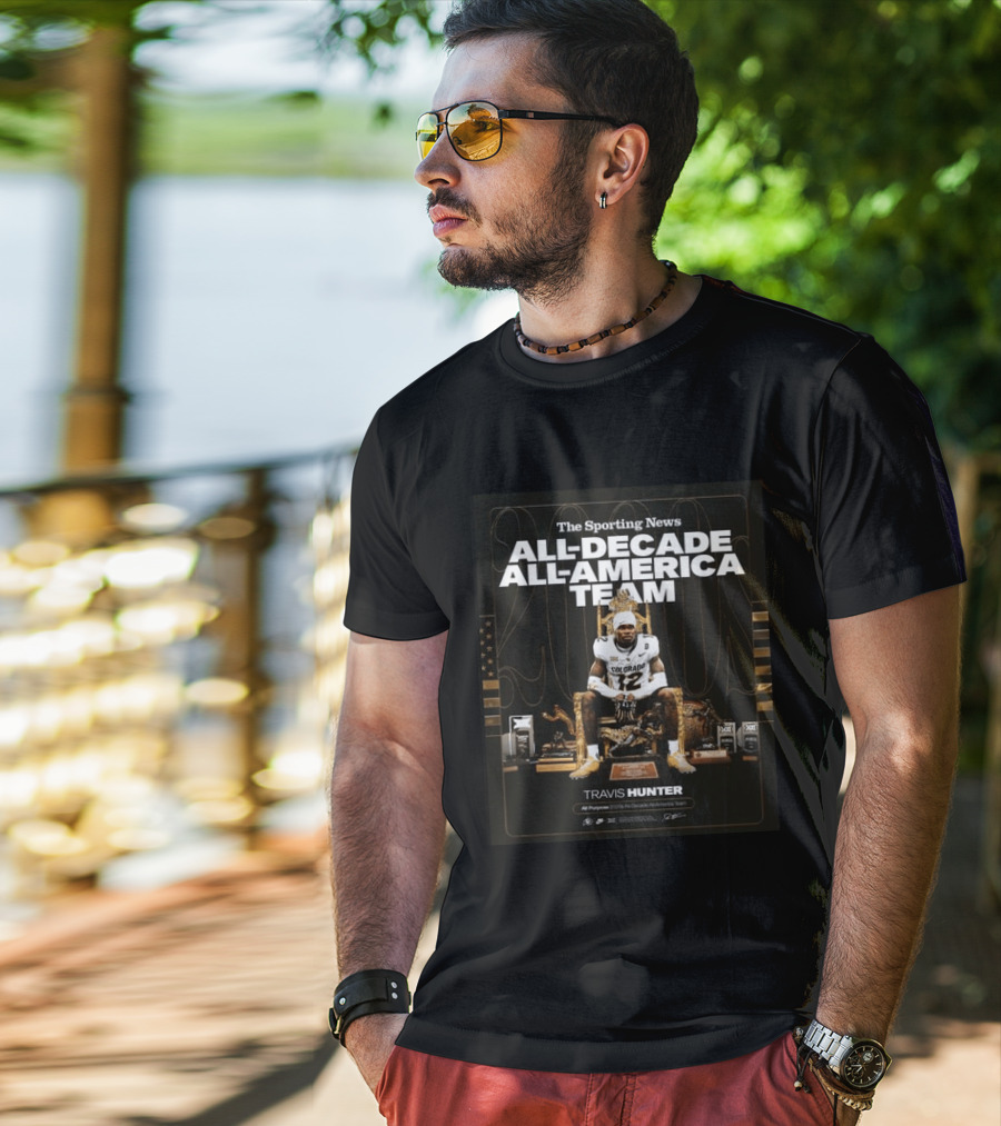 The Sporting News All Decade All America Team Travis Hunter Colorado Football 2020s T-Shirt