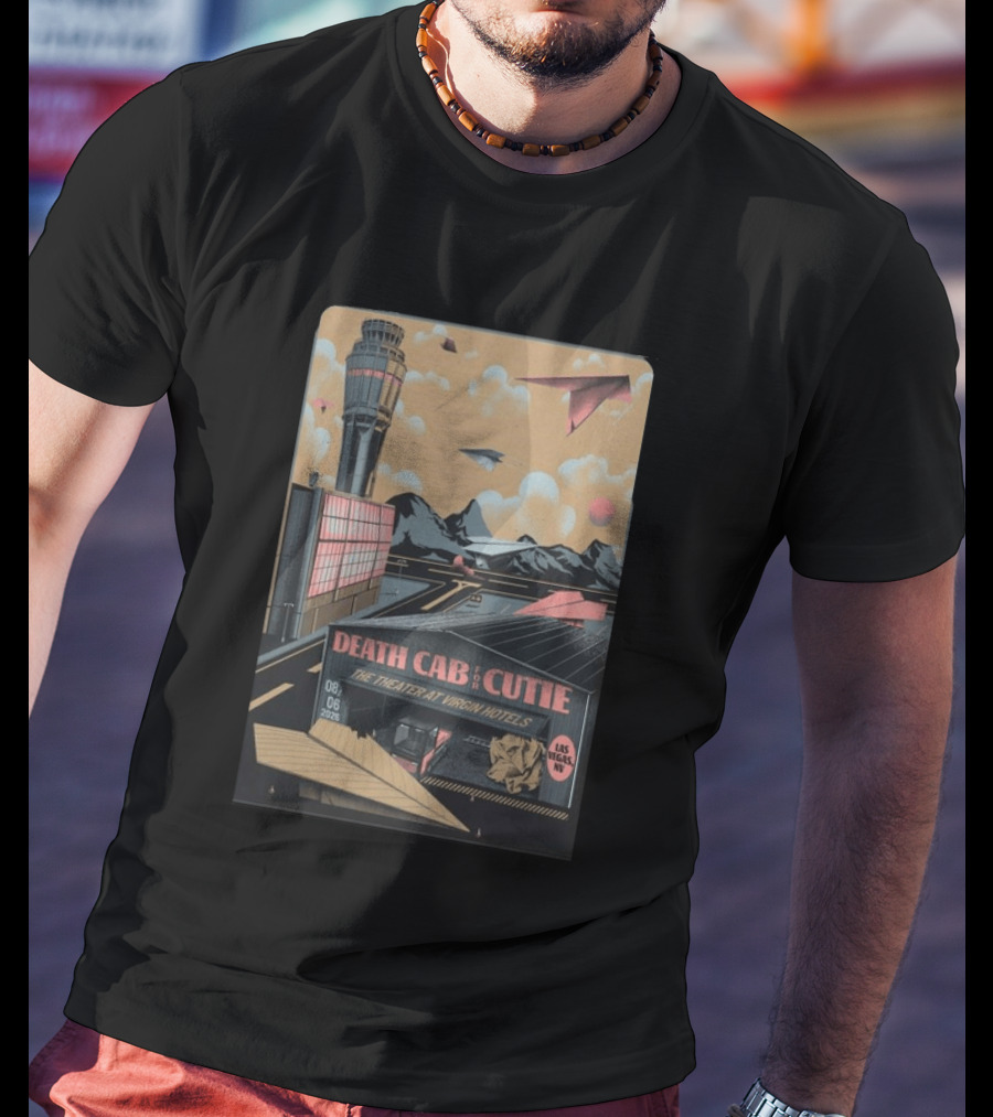 Death Cab For Cutie The Theater At Virgin Hotels Las Vegas NV August 6 2026 T-Shirt