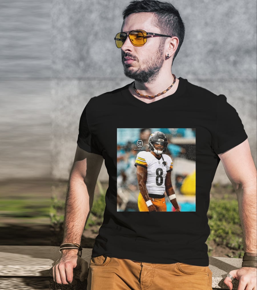 Lamar Jackson MLFootball 2026 Number 8 Football Player T-Shirt