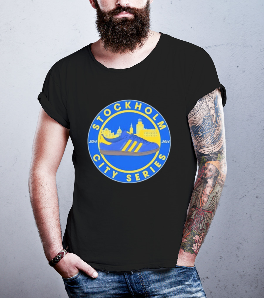Stockholm City Series Adidas Sneaker 2014 Skyline T-Shirt