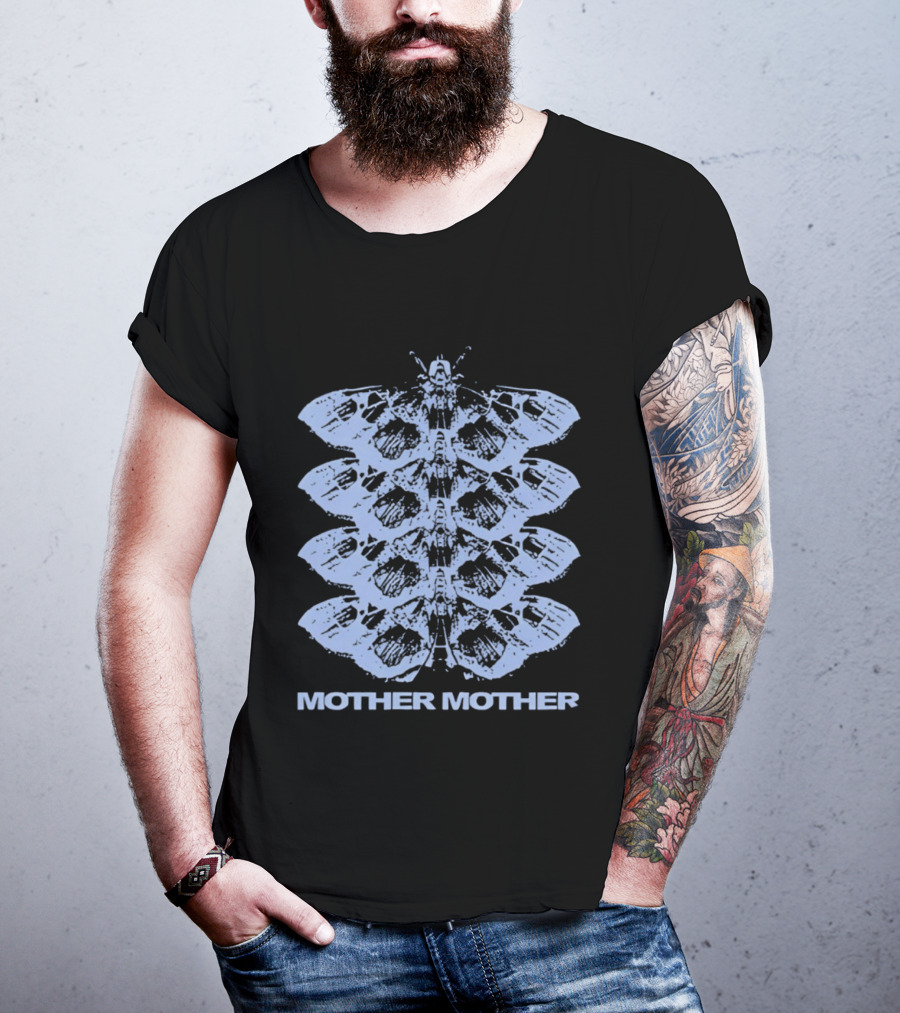 Mother Mother Moth Stack Indie Rock Band T-Shirt