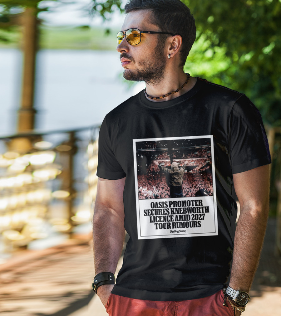 Rolling Stone Oasis Promoter Secures Knebworth Licence Amid 2027 Tour Rumours T-Shirt