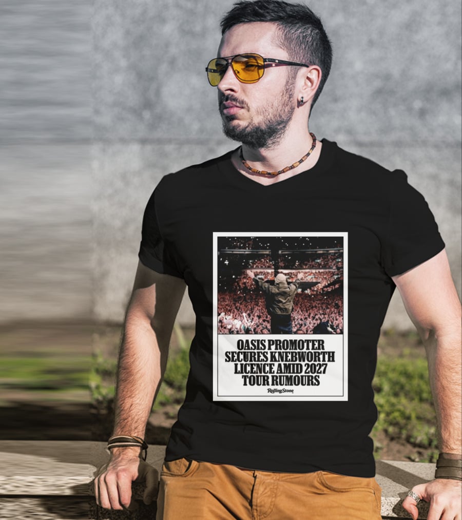 Rolling Stone Oasis Promoter Secures Knebworth Licence Amid 2027 Tour Rumours T-Shirt