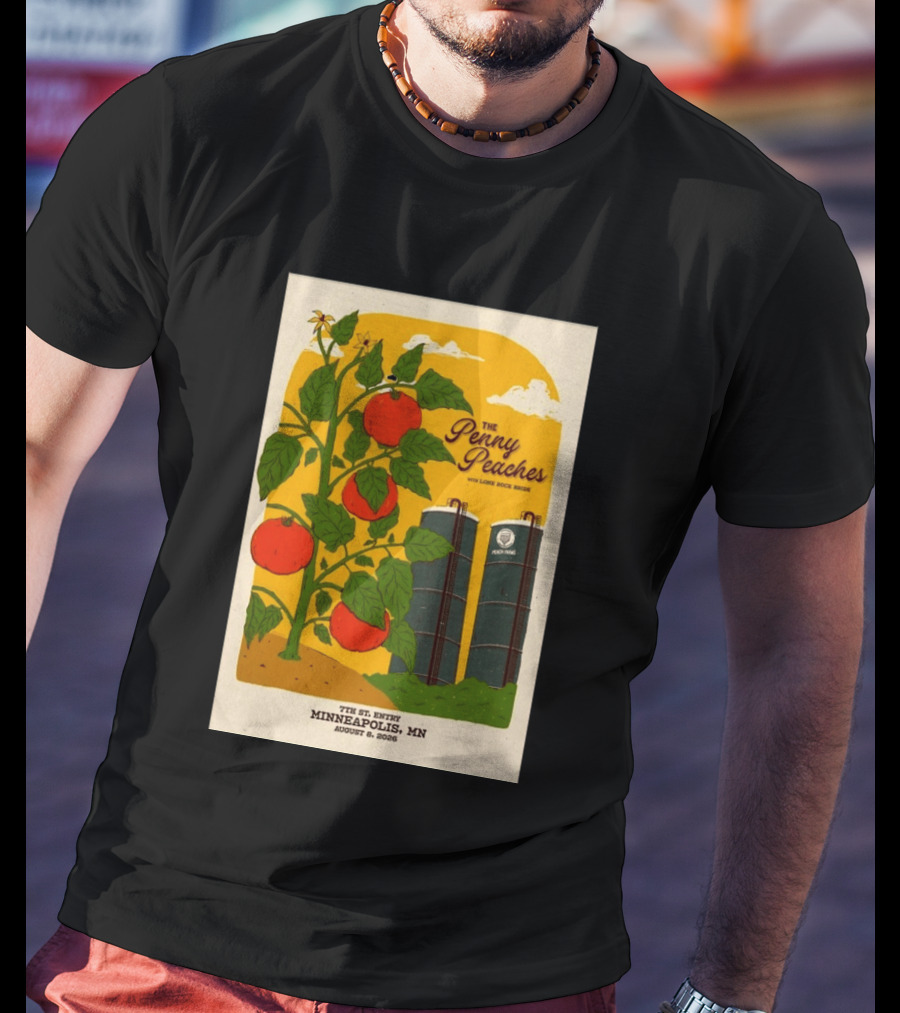 Penny Peaches With Loose Rope Series 7th Street Entry Minneapolis MN August 8 2026 T-Shirt