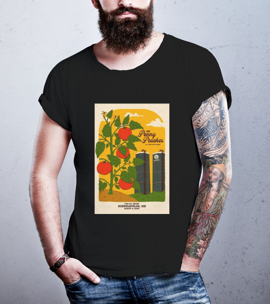 Penny Peaches With Loose Rope Series 7th Street Entry Minneapolis MN August 8 2026 T-Shirt