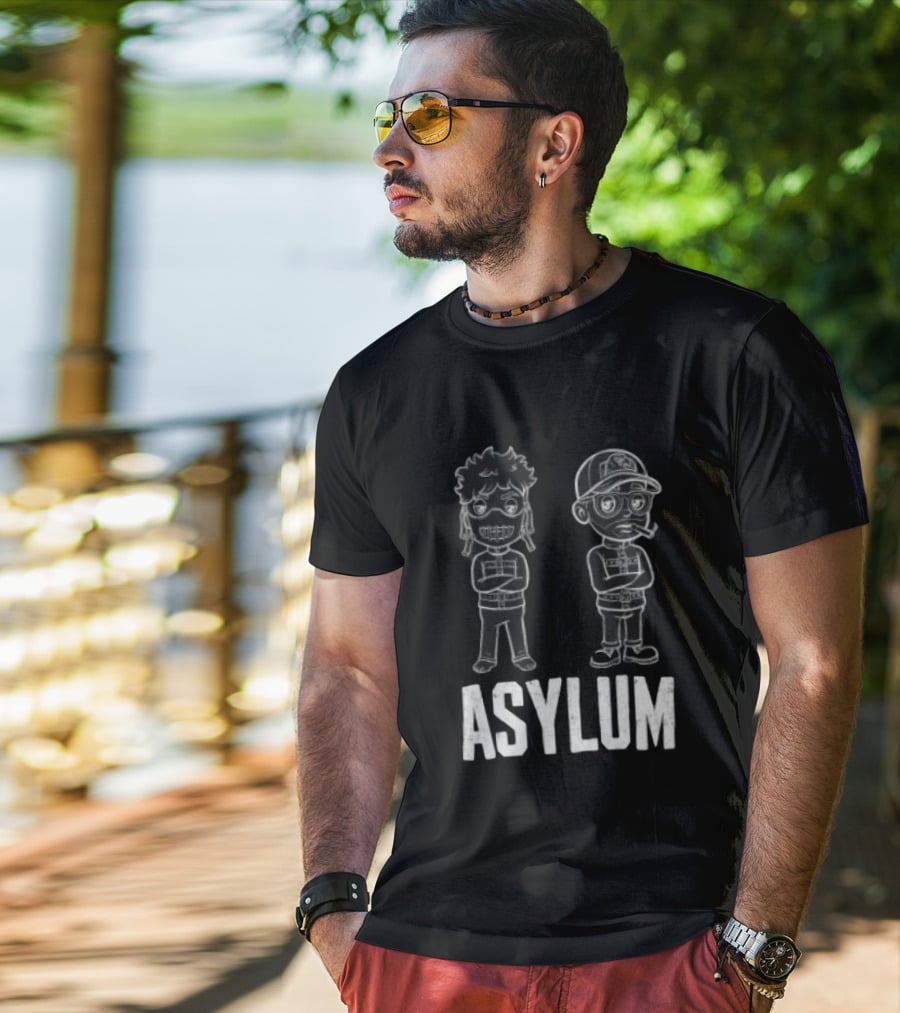 Asylum Remake Store Cartoon Characters T-Shirt